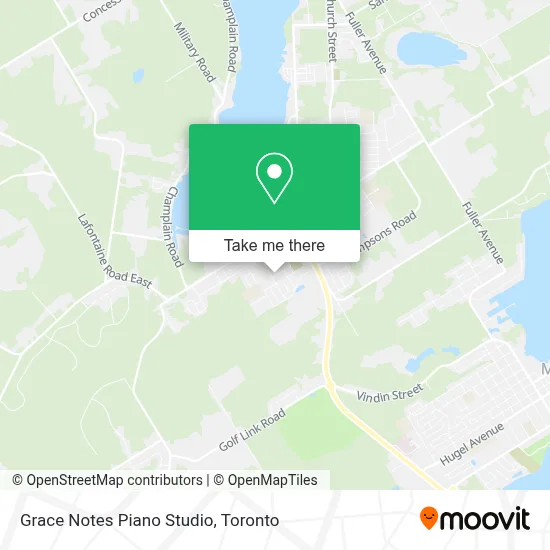 Grace Notes Piano Studio map