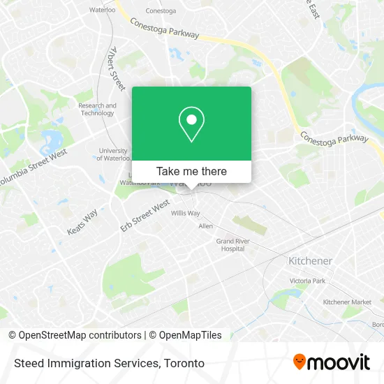 Steed Immigration Services map
