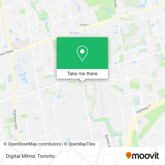 Digital Mirror map