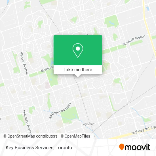 Key Business Services map