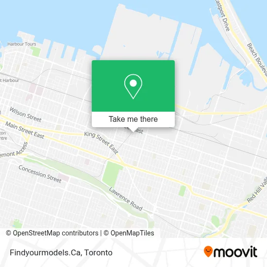 Findyourmodels.Ca map
