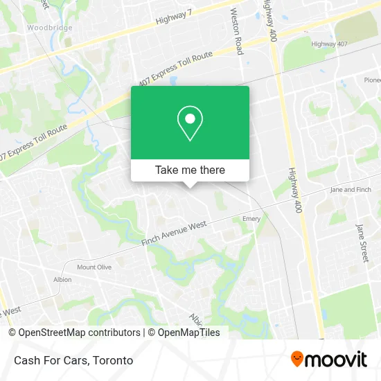 Cash For Cars map