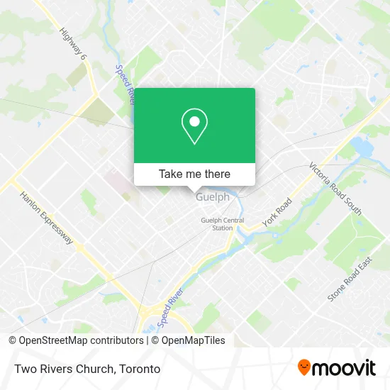 Two Rivers Church map