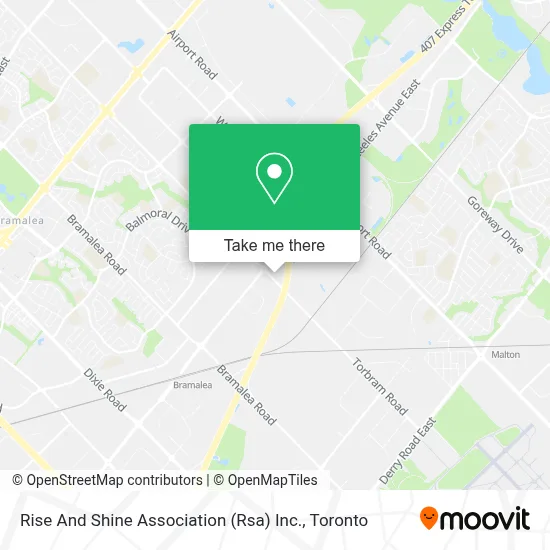 Rise And Shine Association (Rsa) Inc. map