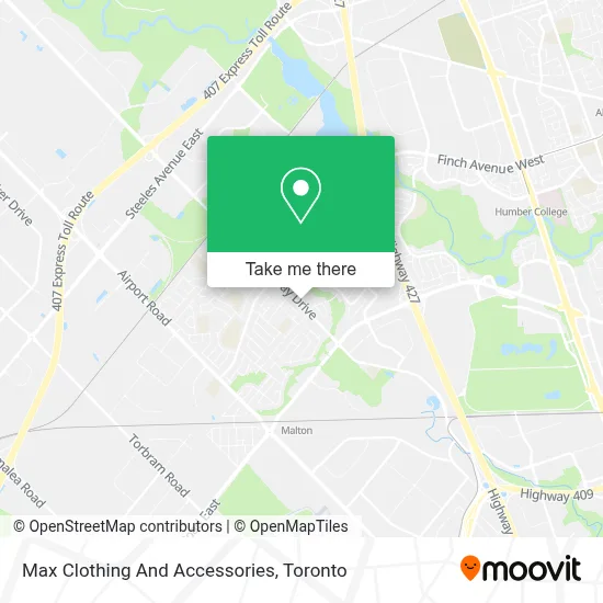 Max Clothing And Accessories map