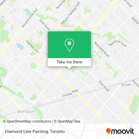 Diamond Line Painting map