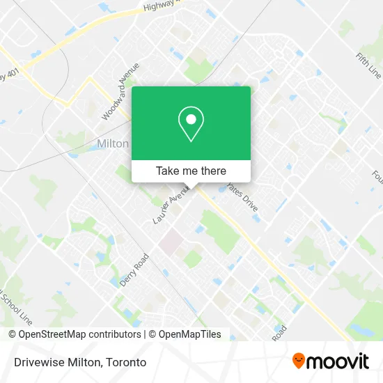 Drivewise Milton map