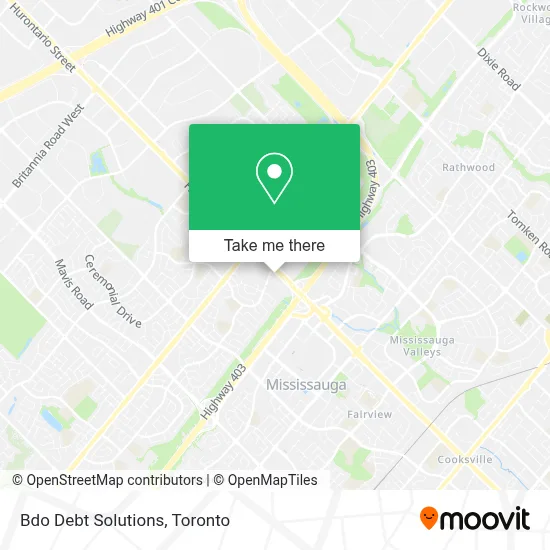 Bdo Debt Solutions map