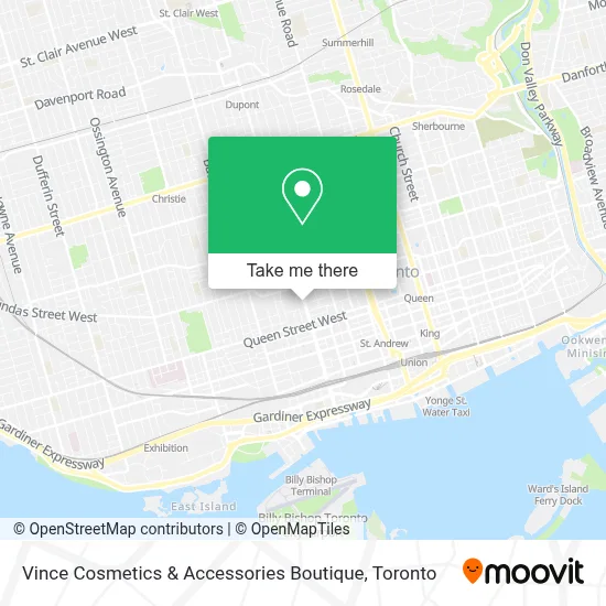 Vince Cosmetics & Accessories Boutique map