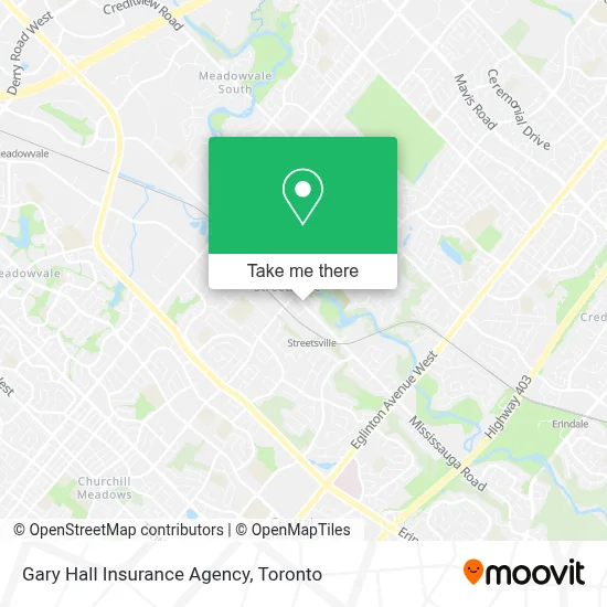 Gary Hall Insurance Agency map