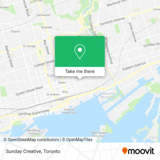 Sunday Creative map