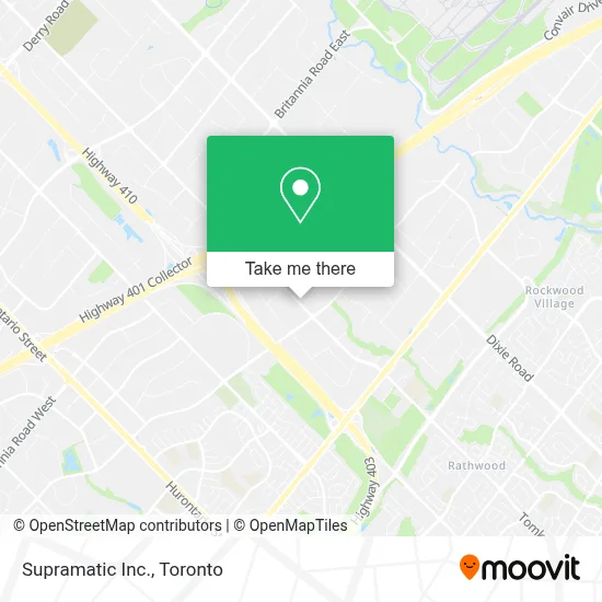 Supramatic Inc. map