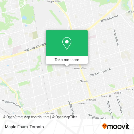 Maple Foam map