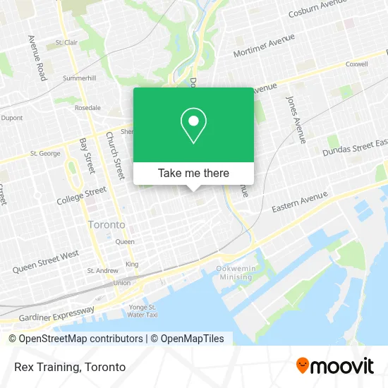 Rex Training map