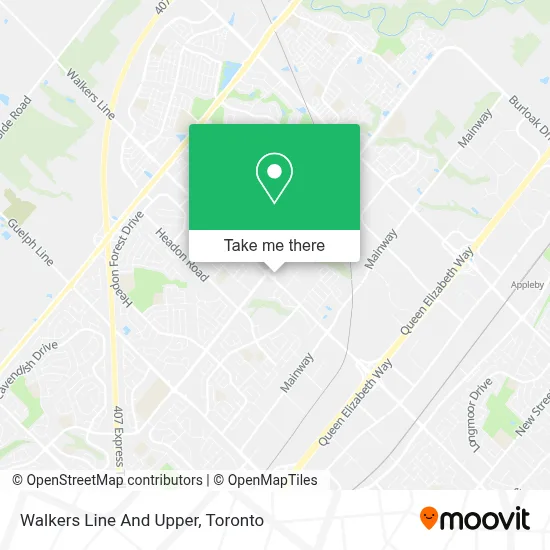 Walkers Line And Upper map