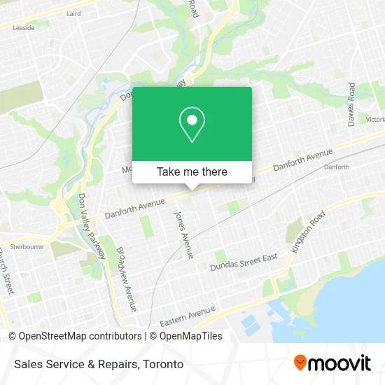 Sales Service & Repairs map