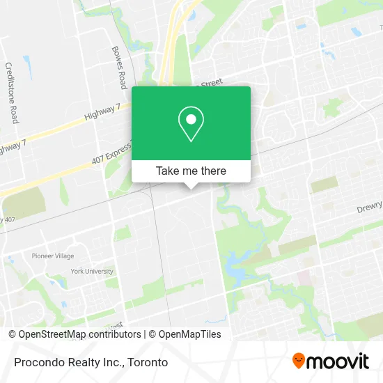 Procondo Realty Inc. map
