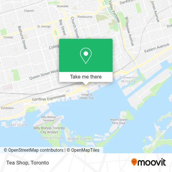 Tea Shop map