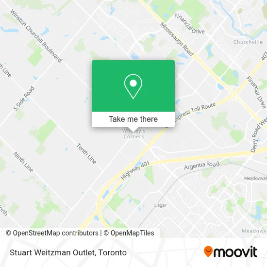 Stuart Weitzman Outlet map