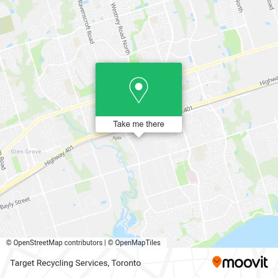 Target Recycling Services map