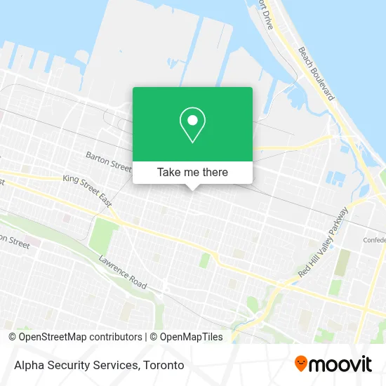 Alpha Security Services map