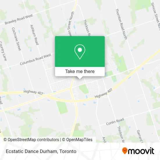 Ecstatic Dance Durham map