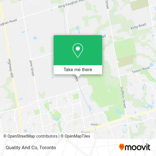 Quality And Co map