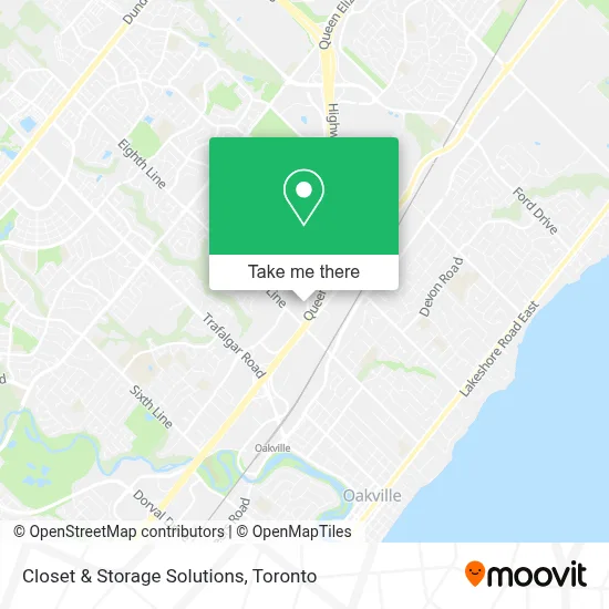 Closet & Storage Solutions map