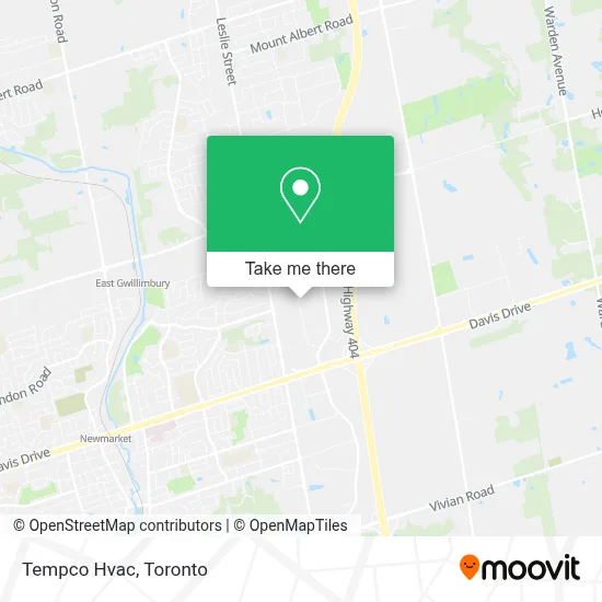 Tempco Hvac map