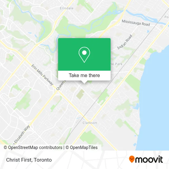 Christ First map
