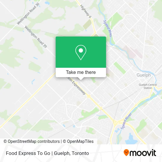Food Express To Go | Guelph map