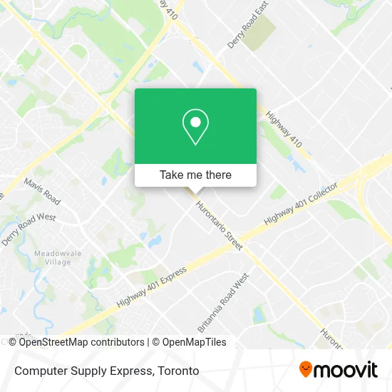 Computer Supply Express map