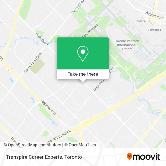 Transpire Career Experts map