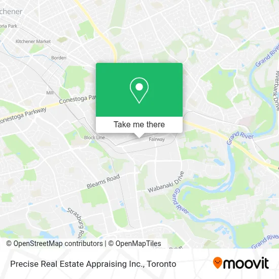 Precise Real Estate Appraising Inc. map