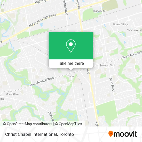 Christ Chapel International map