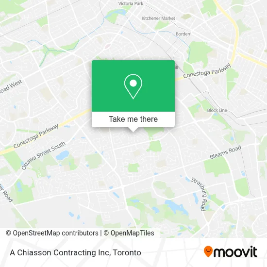 A Chiasson Contracting Inc map