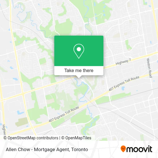 Allen Chow - Mortgage Agent map