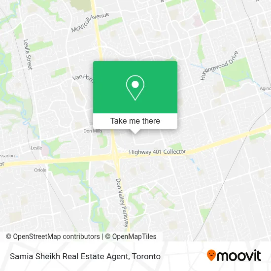 Samia Sheikh Real Estate Agent map