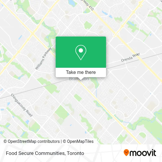 Food Secure Communities map