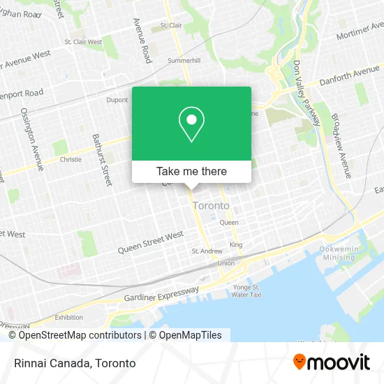 Rinnai Canada map