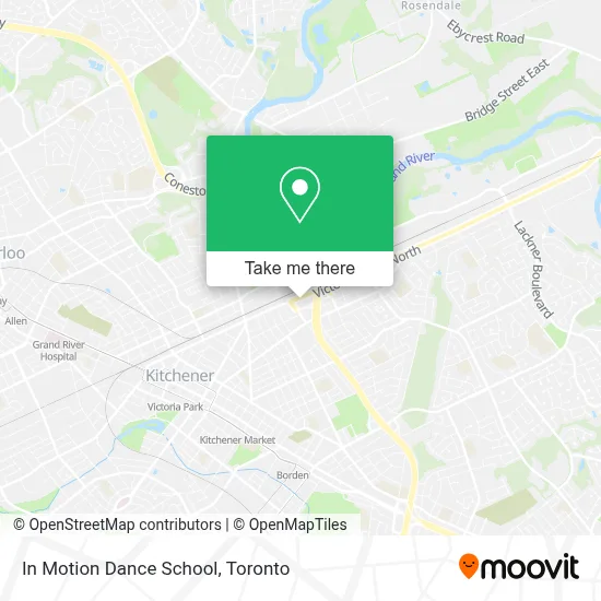 In Motion Dance School map