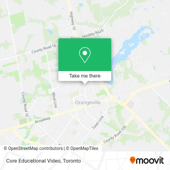 Core Educational Video map