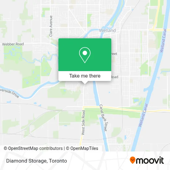 Diamond Storage map