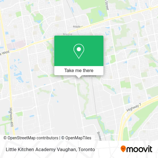 Little Kitchen Academy Vaughan map