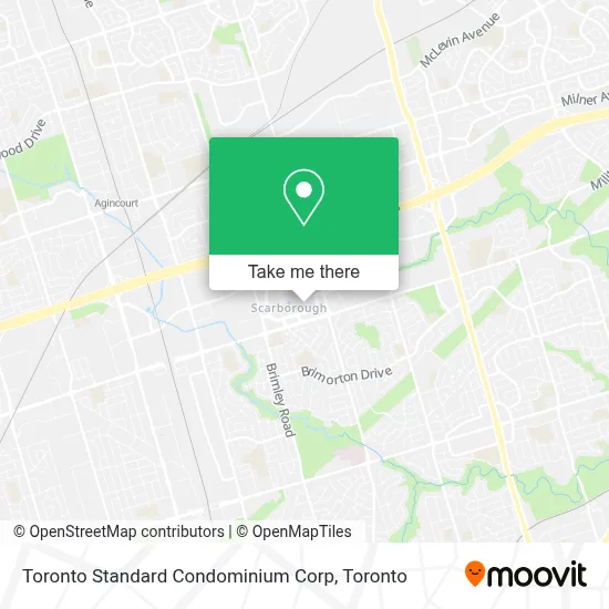 Toronto Standard Condominium Corp map