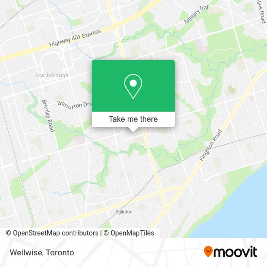Wellwise map