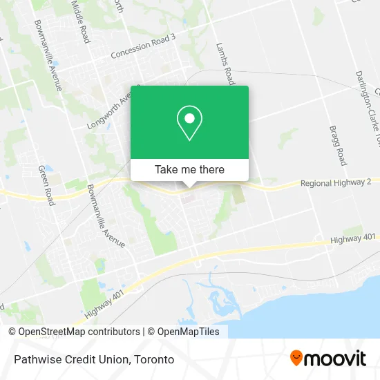 Pathwise Credit Union map