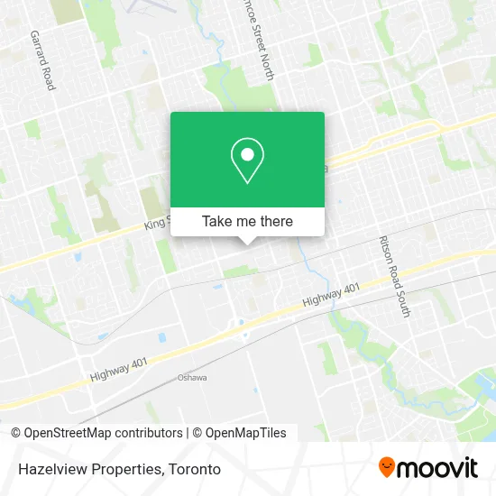 Hazelview Properties map