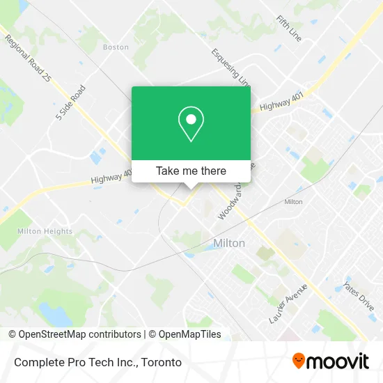 Complete Pro Tech Inc. map