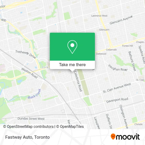 Fastway Auto map